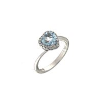 Anello Mirco Visconti Donna Anello acquamarina in Oro bianco Acquamarina 1.19 Ct MV44/10AC - MV44/10AC